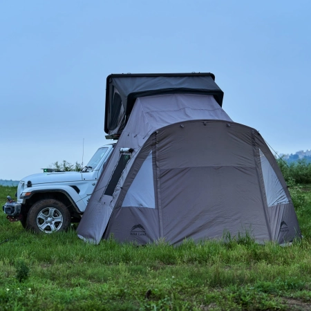 Anbauzelt für Wild Land Desert Cruiser Dachzelt alle Wände geschlossen