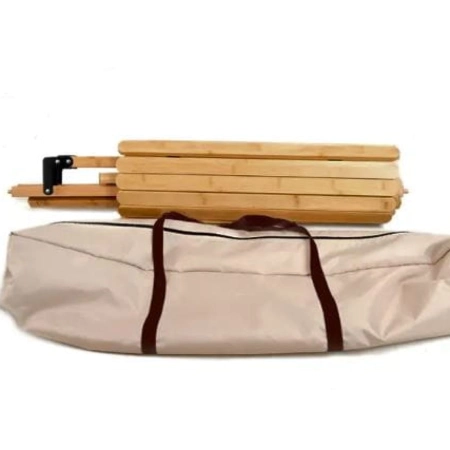 Wildland Bambustisch einzelne zusammengeklappte Elemente mit Packtasche