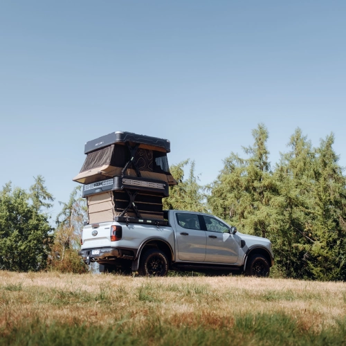 Zum Produkt Wild Land Wingman – ein moderner Zelt-Aufbau für Pick-ups